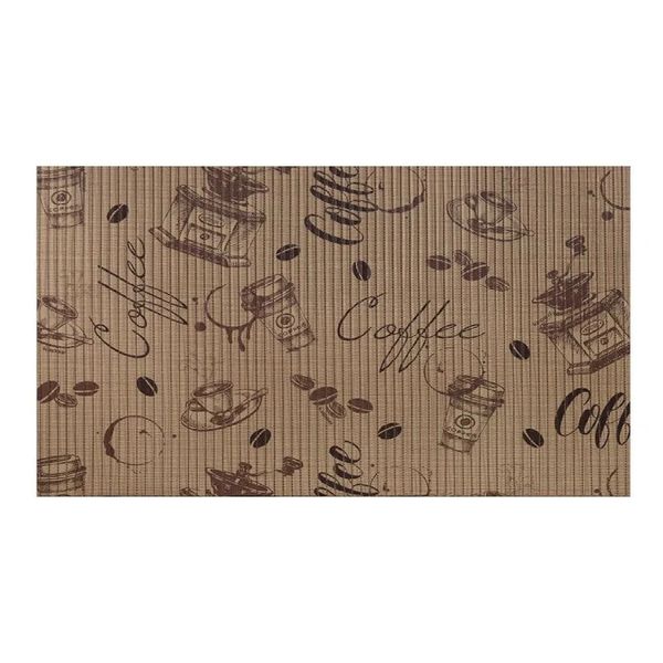 Tapete Antiderrapante Tropical Café Expresso 65cm Kapazi 0202CFEXPS