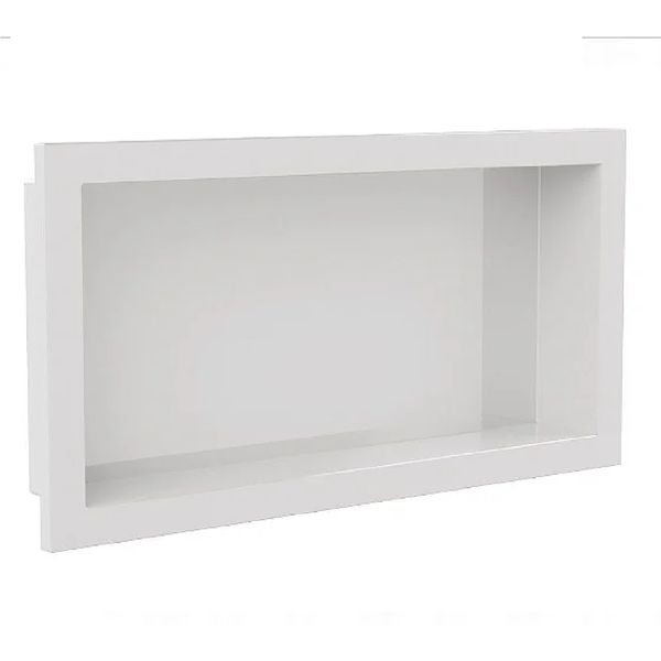 Nicho de Banheiro Plástico para Embutir 30x60 Branco 015301002