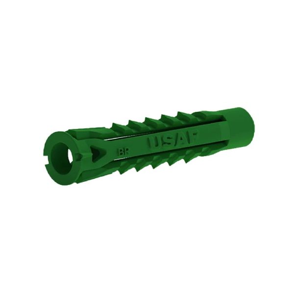Bucha Plastica Verde 10mm TBI com 50 Unidades