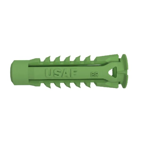 Bucha Plastica Verde 6mm TBI com 200 Unidades