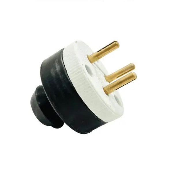 Pino Plug Macho Porcelana 3 Pinos 30A Decorlux PI0333