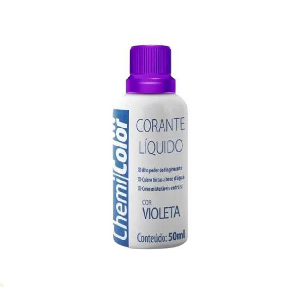 Corante Líquido Violeta 50ml Chemicolor