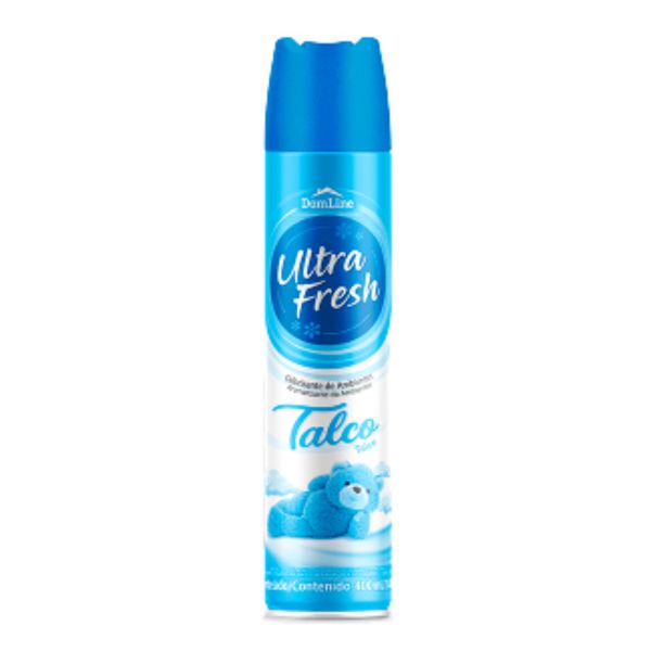 Odorizador de Ambientes Ultra Fresh Talco com 400ml Dom Line