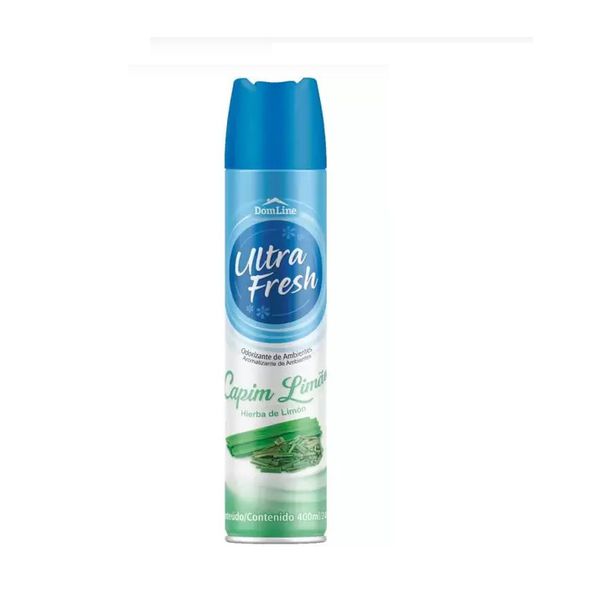 Odorizador De Ambientes Ultra Fresh 400ml Capim Limão