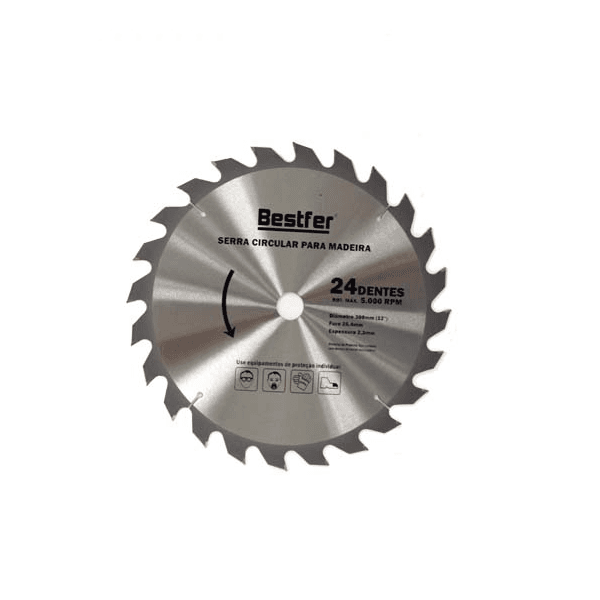 Disco Serra Circular 300mm x 24 Dentes BFH2515 Bestfer