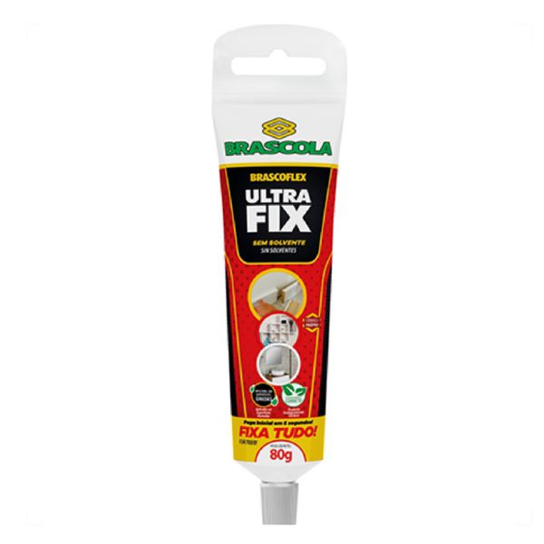 Adesivo Fixa Tudo Branco 80g Brascola 3060034