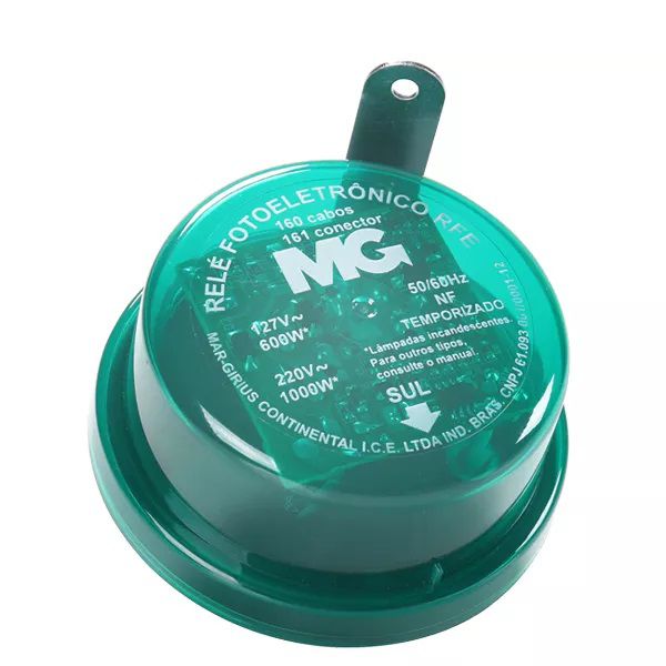 Rele Fotoeletrônico com Conector 1000W RFE-161 6PTP Bivolt Margirius