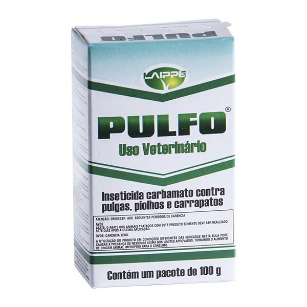 Inseticida Pulfo Anti Pulgas e Carrapatos 100gr 