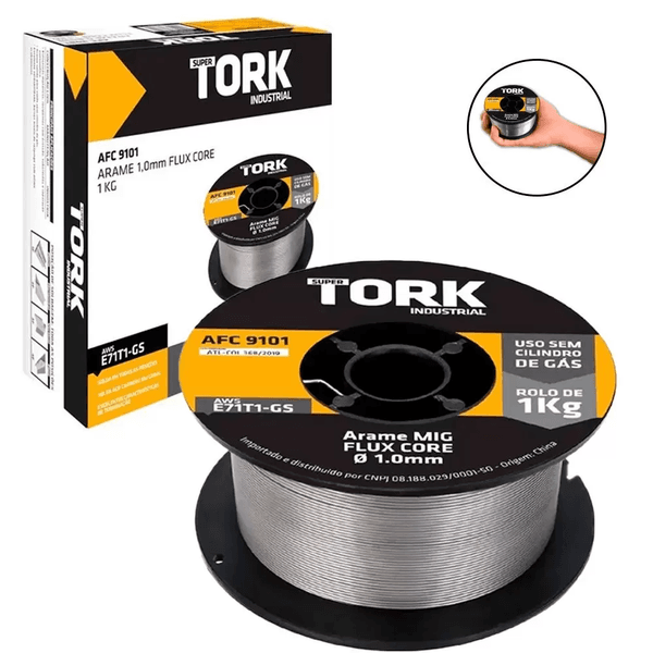 Arame Mig revestido 1,0mm para Mig Sem Gás - 1 Kg