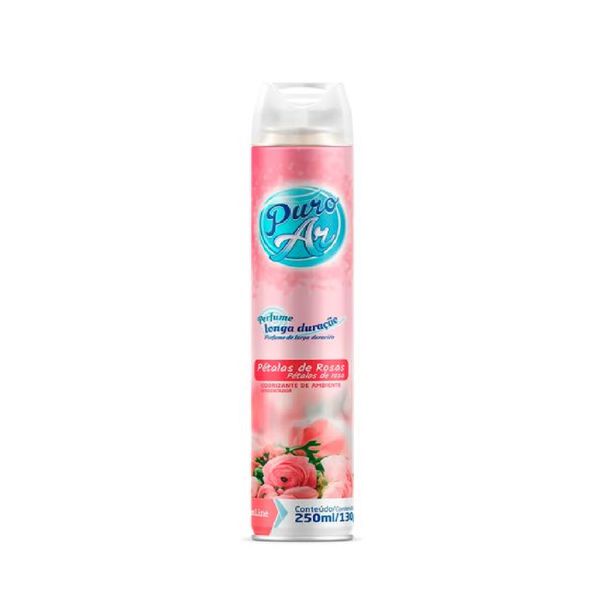 Odorizador Puro Ar Spray Pétalas De Rosa 250ML 0210249