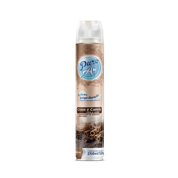 Odorizador Puro Ar Spray Cravo e Canela 250ML 0210251