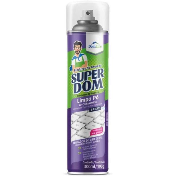 Limpa Pó em Spray 300ml Domline