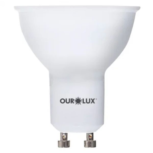 Lampada Led Dicroica GU-10 6W 6500K Ourolux Bivolt