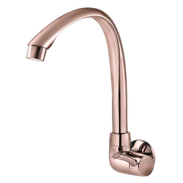 Torneira Plástica Cozinha de Parede Bica Alta Linea Rosegold Tigre 300005608