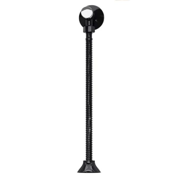 Válvula Para Mictório Com Cano e Flexível 30cm Preto Blukit 190908