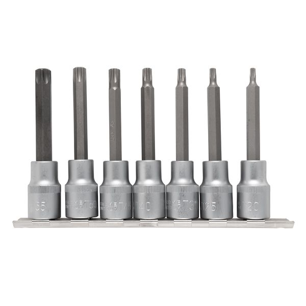 Jogo Soquetes Torx Longo 1/2" T-20 a T-55 Eda 0LI