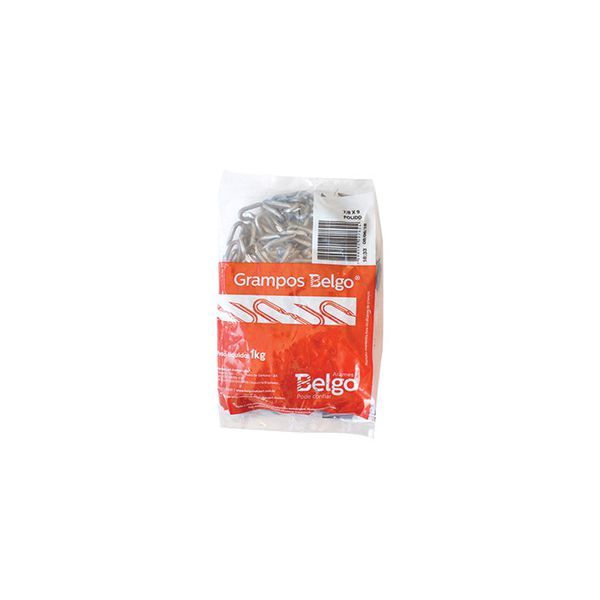 Grampo De Cerca 9 X 1 Polido Pacote De 1Kg