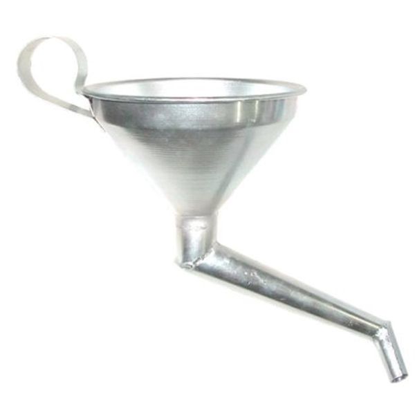 Funil Metálico 155mm para Motos 2 Curvas Lub-54B Lubefer