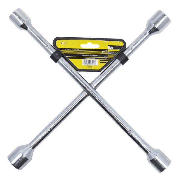 Chave De Roda 4 Bocas 17x19mm / 21x23mm 9RU Eda 