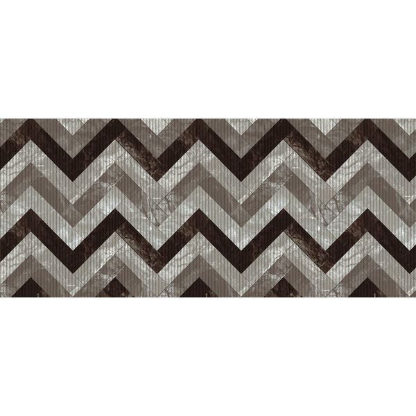 Tapete Antiderrapante Tropical Marmore Marrom 43cm 0201ZMMA Kapazi