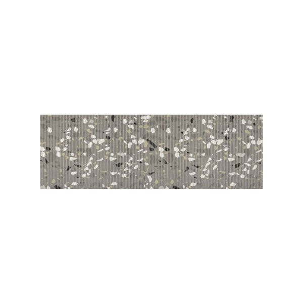 Tapete Antiderrapante Tropical Terrazo Cinza 43cm 0201TER01 Kapazi