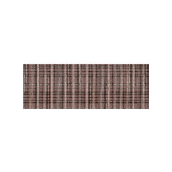 Tapete Antiderrapante Tropical Xadrez Marrom 43cm 0201XAD01 Kapazi