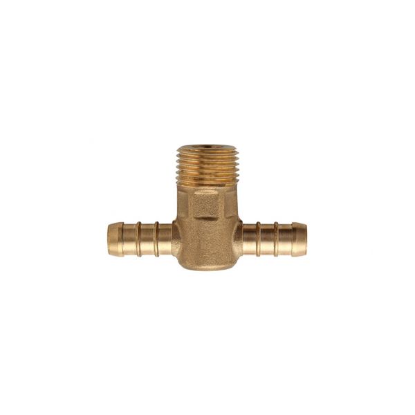 Te Bruto Para Gás Rosca 1/2" e Espigas 3/8" 181307 Blukit