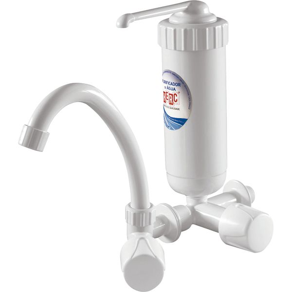 Purificador de Água Plástico Branco com Torneira Bica Móvel 2880 Herc 