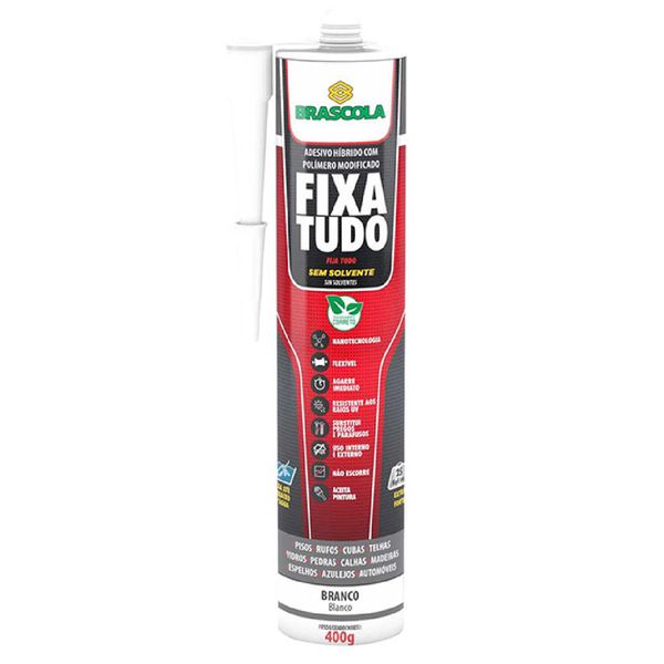 Adesivo Fixa Tudo Branco 400gr Brascola 3060032