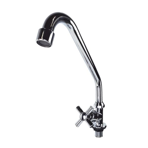 Torneira Metálica Cozinha de Mesa Bica Alta 421003 Hayom