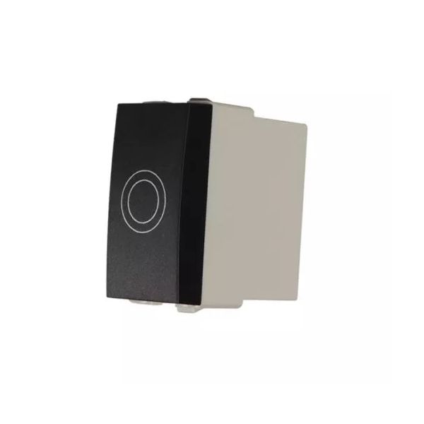 Modulo Interruptor Touch Simples 10A Preto Fosco 21864 Sleek Margirius