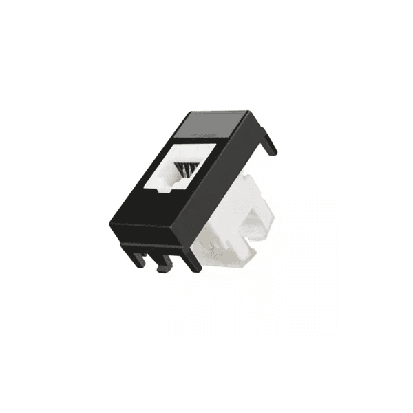 Módulo Tomada Informática RJ-45 Clean Preto Fosco Margirius