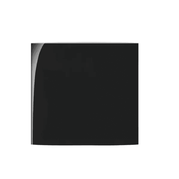 Placa 4x4 Cega Clean Preto Fosco Margirius