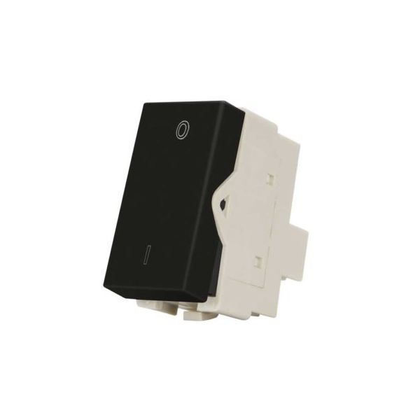 Módulo Interruptor Bipolar Simples 10A Linha Infinity Ebony Margirius
