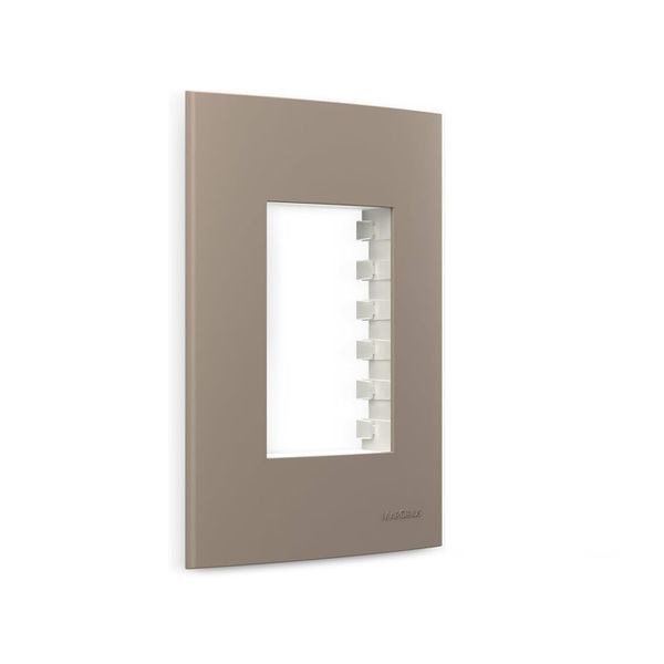 Placa 4 x 2 Argila 3 Postos Linha Sleek Margirius