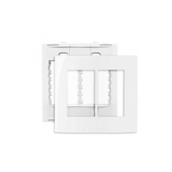 Placa 4 X 4 Com 6 Postos Branco Linha Sleek Margirius