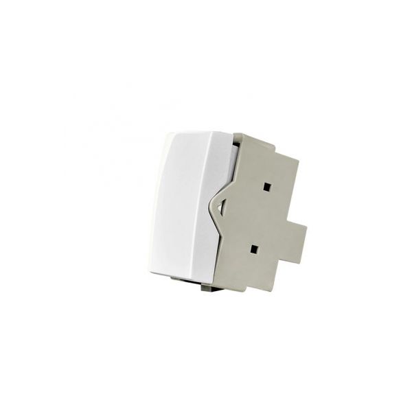 Módulo Interruptor Simples Branco Linha Sleek Margirius 