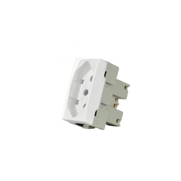 Módulo Tomada 20A 2P+t Branco Linha Sleek Margirius
