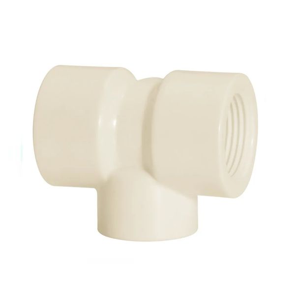 Te Pvc Redução Roscável 3/4 X 1/2 Amanco
