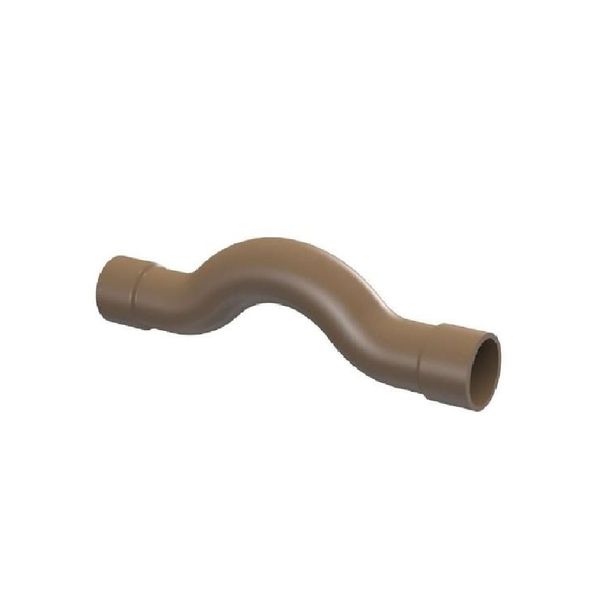 Curva Soldável Marrom de Transposição 25mm Plastubos