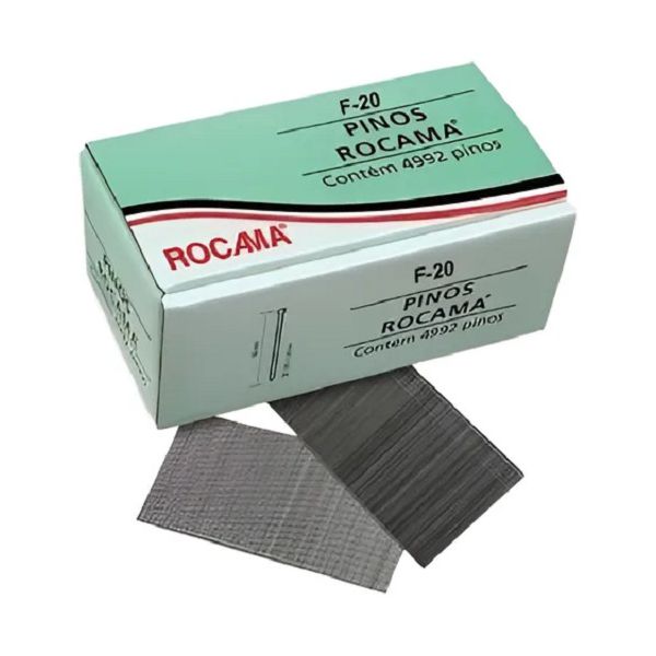 Caixa De Pinos F-20 Para Pinador Pneumático com 4992 Peças