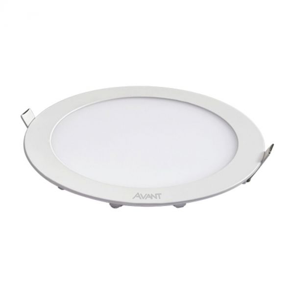 Painel de Led 12W Redondo de Embutir 6500K Avant