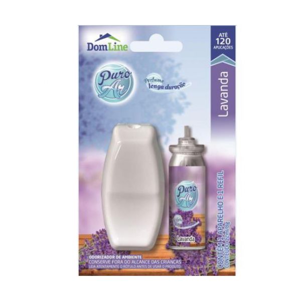 Odorizador Puro Ar 12ml Lavanda + Aplicador Domline