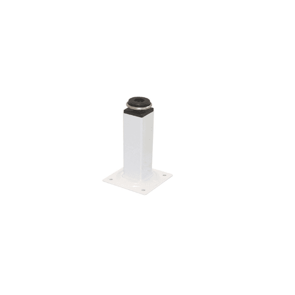 Pé para Móveis Quadrado 120mm Branco - 4 peças