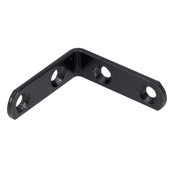 Cantoneira Abas Iguais 40 x 40mm Preta - 10 und