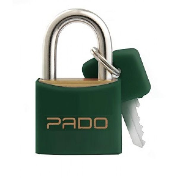 Cadeado de Latão Colorido 20mm Verde Pado 
