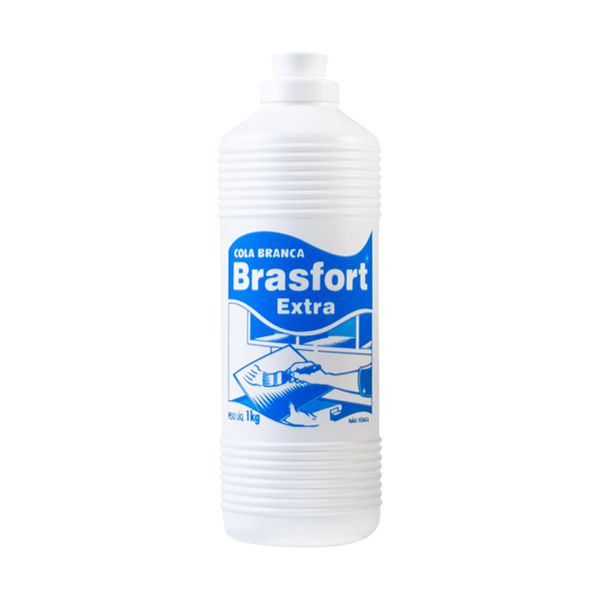 Cola Branca Extra Brasfort 1Kg 
