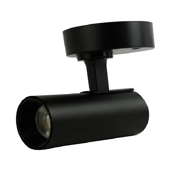 Spot Direcionavel Sobrepor 12W 3000K Preto Bivolt Foxlux 92.59