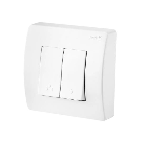 Acabamento Branco para Válcula Descarga Flux 57809 Tigre