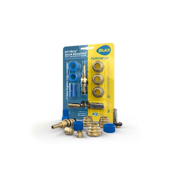 Kit Fácil Salva Registro 10 Em 1 Blukit 060101 